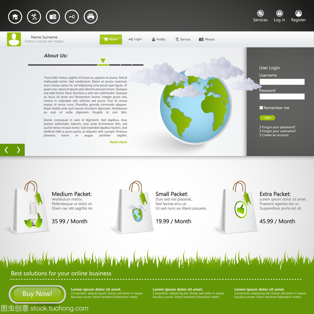 网站模板设计与网页及网站设计的核心要素